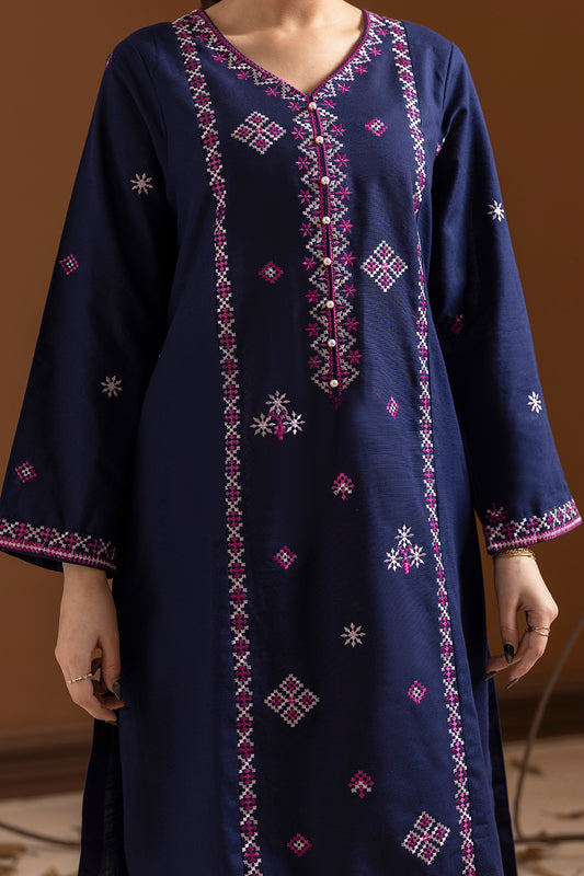 Embroidered Kurta Dupatta Trouser - 3373