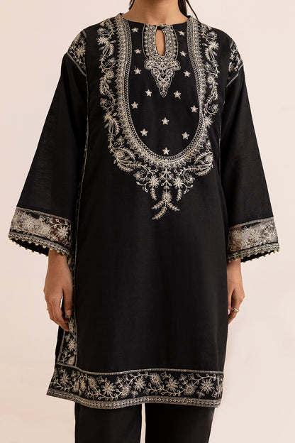 Embroidered Kurta Shawl Trouser - 3374