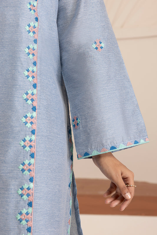 Embroidered Kurta Dupatta Trouser - 3375