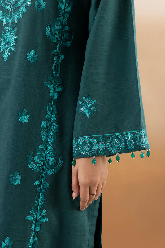 Embroidered Kurta Dupatta Trouser - 3378