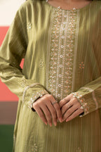 Embroidered Kurta Dupatta Trouser - 3388