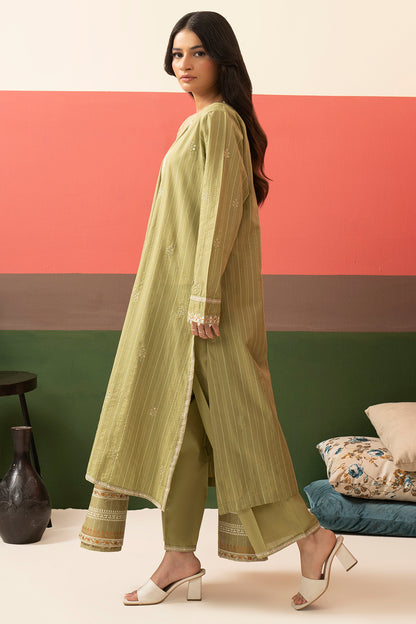 Embroidered Kurta Dupatta Trouser - 3388