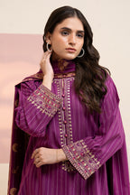 Embroidered Kurta Dupatta Trouser - 3389