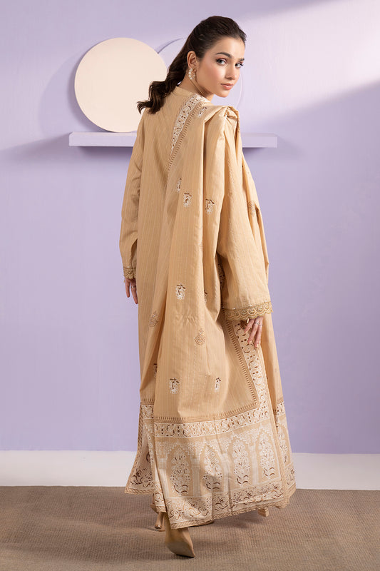 Embroidered Kurta Dupatta Trouser - 3392