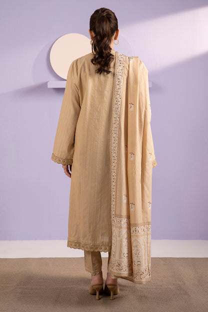 Embroidered Kurta Dupatta Trouser - 3392
