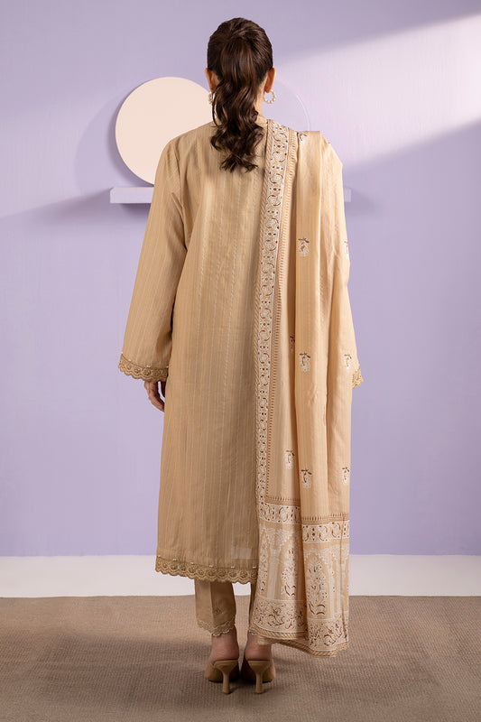 Embroidered Kurta Dupatta Trouser - 3392