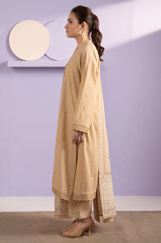 Embroidered Kurta Dupatta Trouser - 3392
