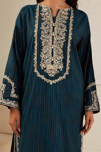 Embroidered Kurta Dupatta Trouser - 3394