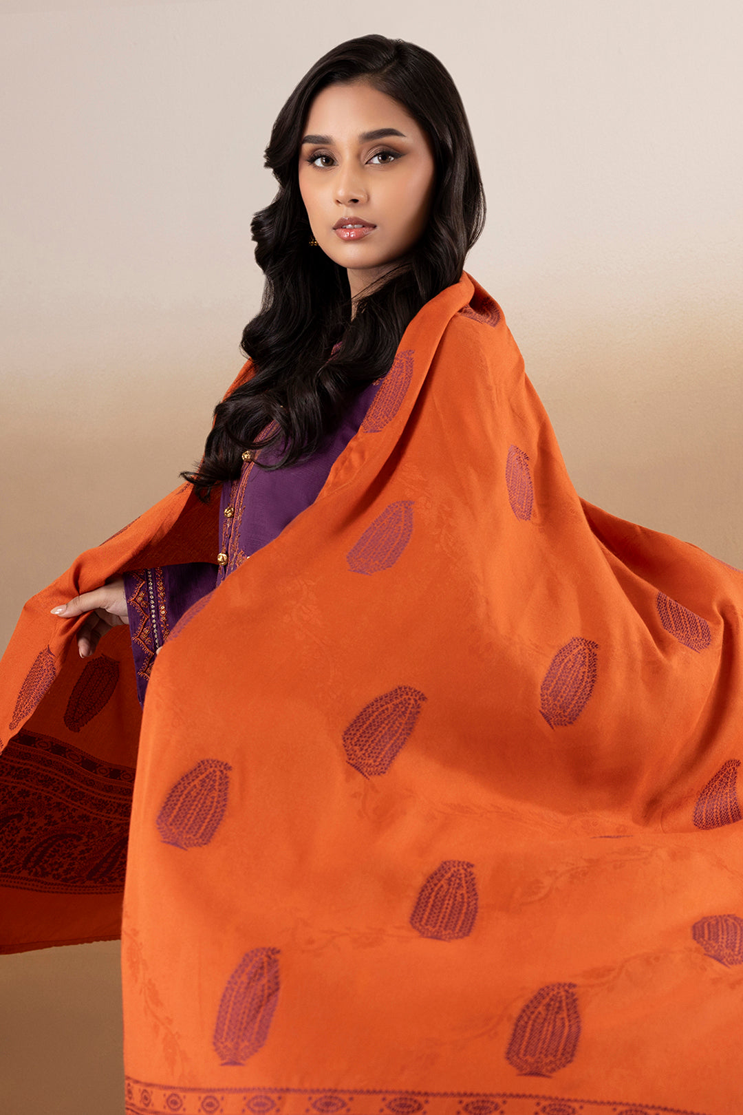 Embroidered Kurta Dupatta Trouser - 3395