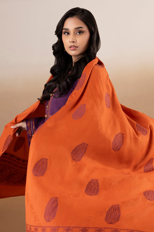 Embroidered Kurta Dupatta Trouser - 3395