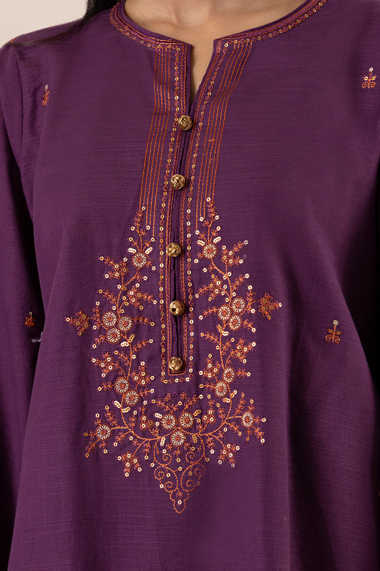 Embroidered Kurta Dupatta Trouser - 3395