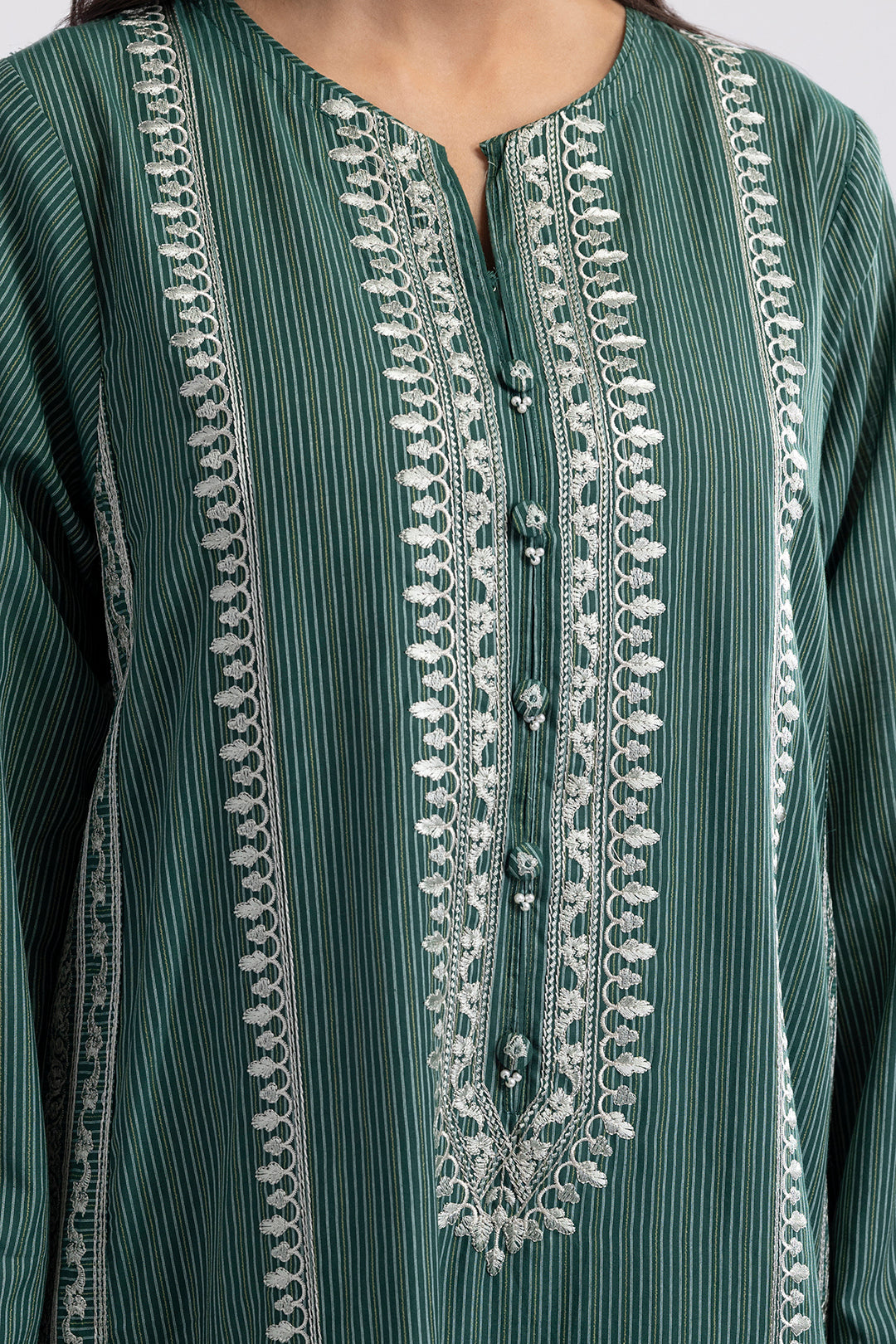 Embroidered Kurta Dupatta Trouser - 3372