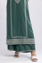 Embroidered Kurta Dupatta Trouser - 3372