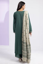 Embroidered Kurta Dupatta Trouser - 3372