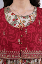 Embroidered Kurta - 2663