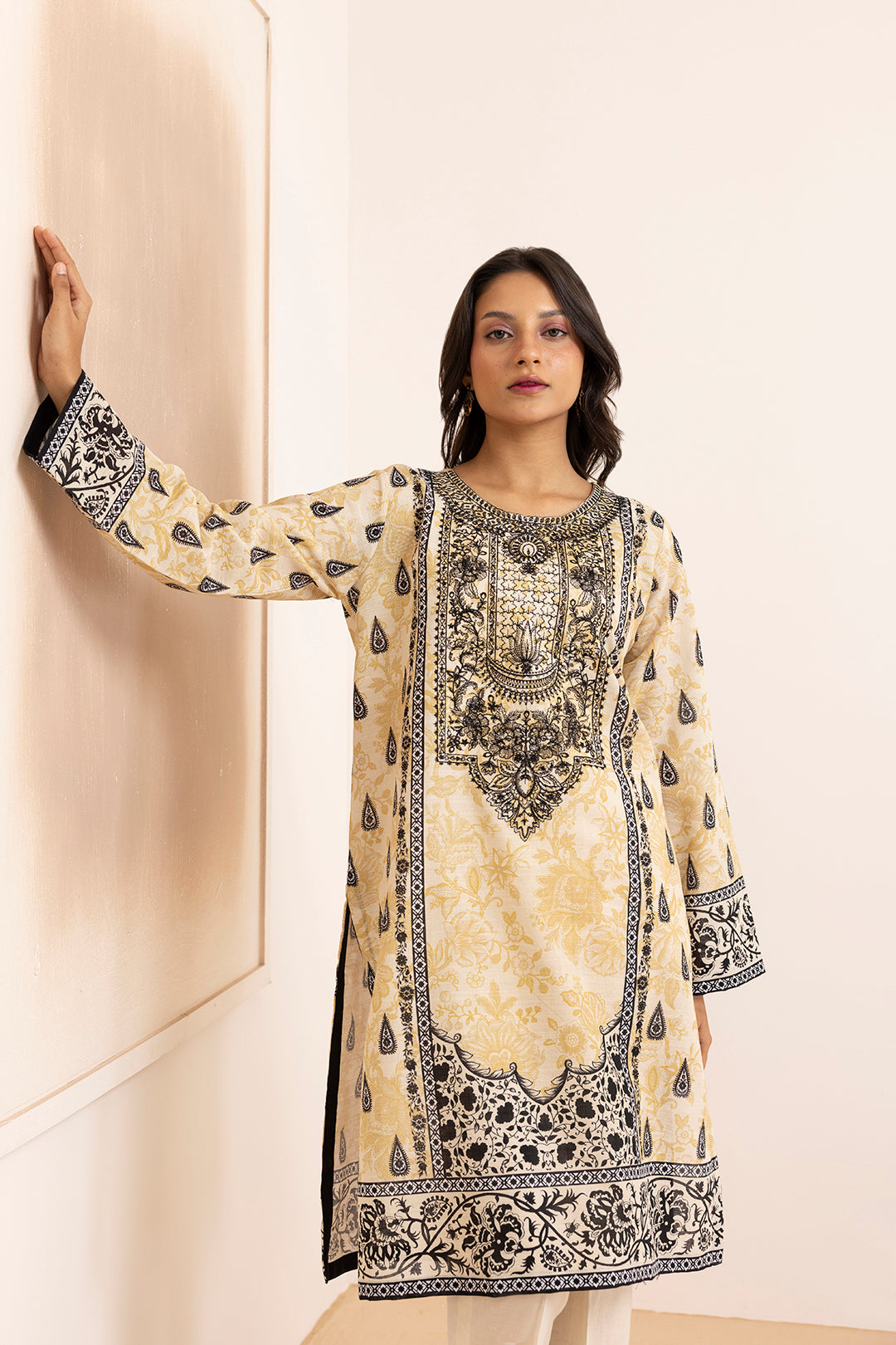 Embroidered Kurta - 2733