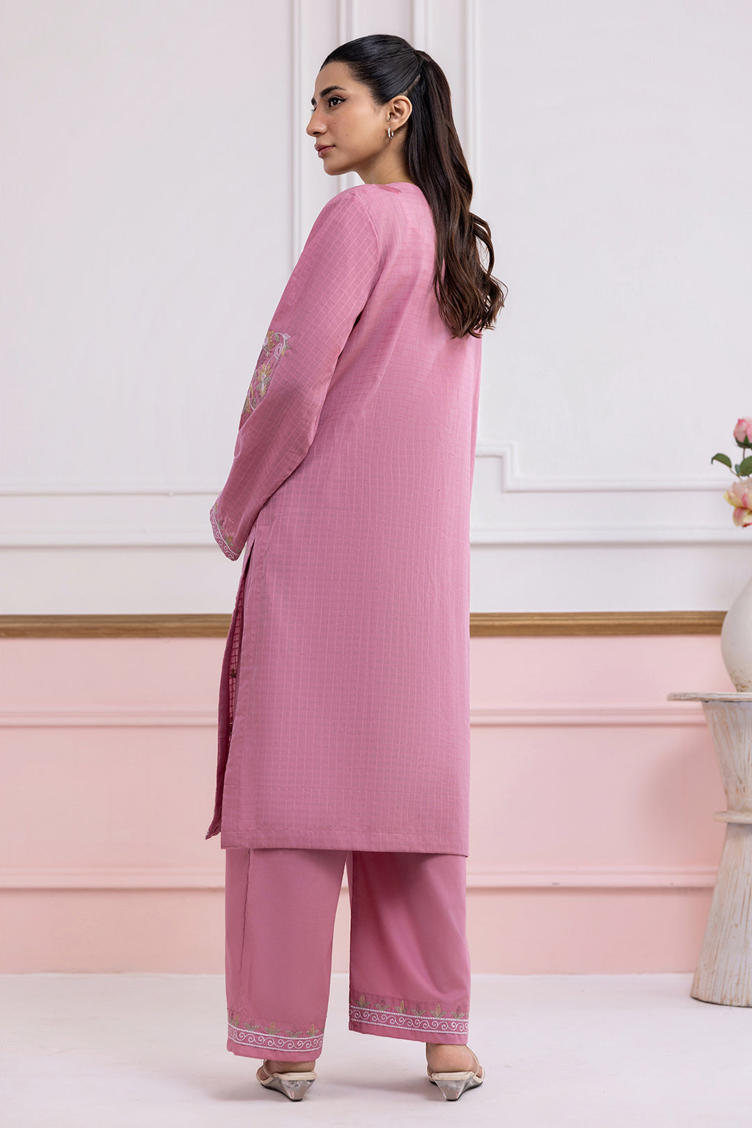 Embroidered Kurta Trouser - 2539