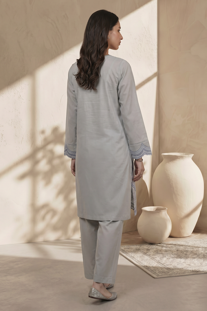 Embroidered Kurta Trouser - 2570