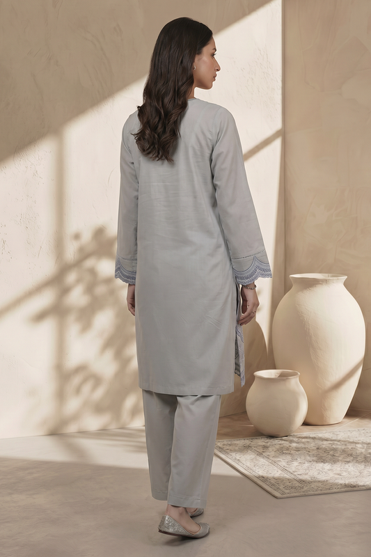 Embroidered Kurta Trouser - 2570