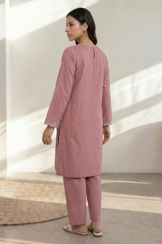 Embroidered Kurta Trouser - 2573
