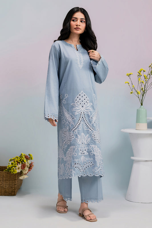 Embroidered Kurta Trouser - 2574