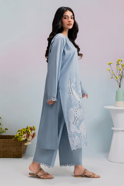 Embroidered Kurta Trouser - 2574