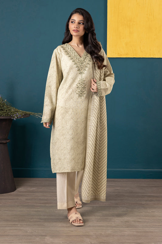 Embroidered Kurta Dupatta - 2692
