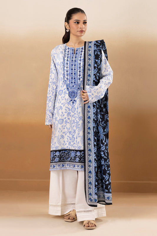 Embroidered Kurta Dupatta - 2694