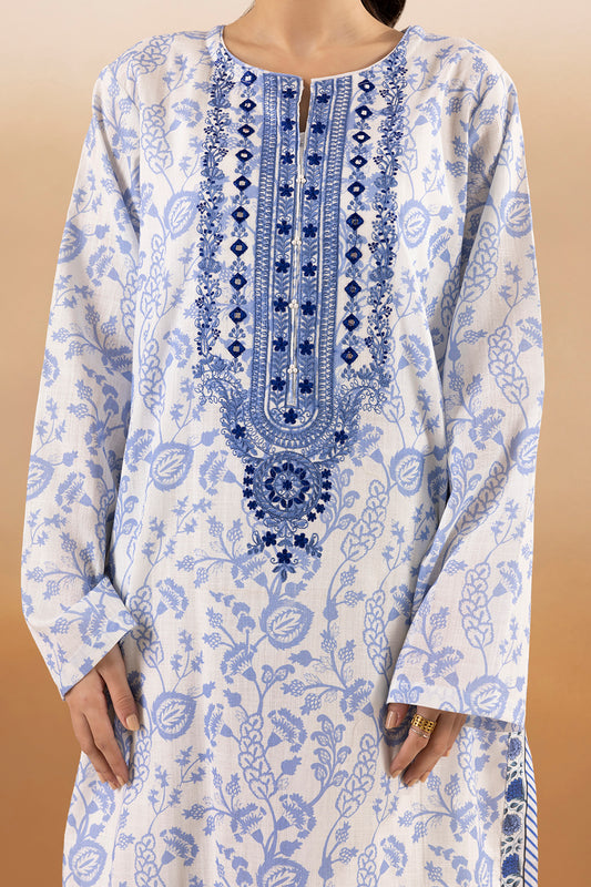 Embroidered Kurta Dupatta - 2694