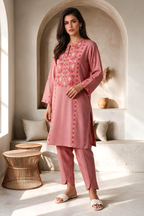 Embroidered Kurta Trouser - 2768