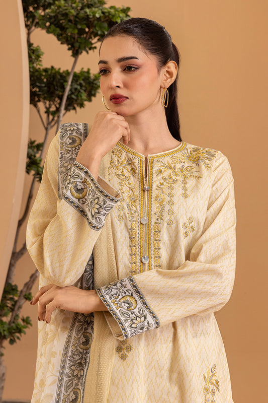 Embroidered Kurta Dupatta - 2772