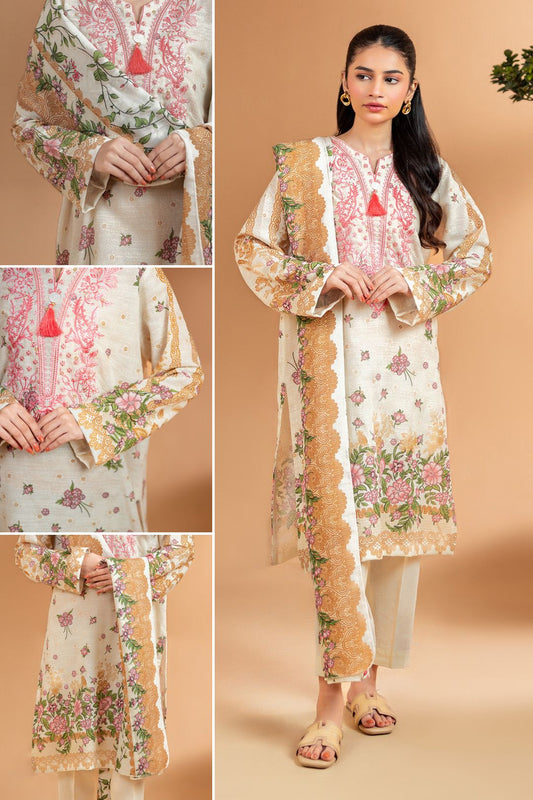 Embroidered Kurta Dupatta - 2773
