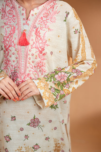 Embroidered Kurta Dupatta - 2773