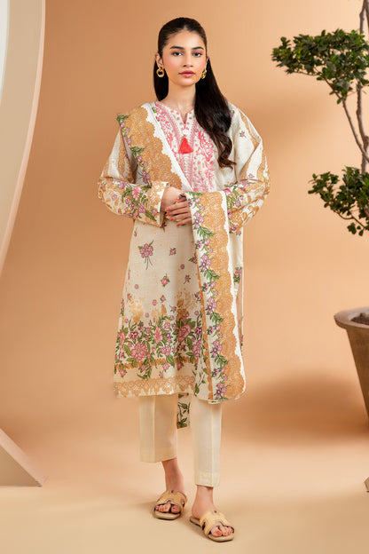 Embroidered Kurta Dupatta - 2773