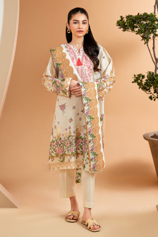 Embroidered Kurta Dupatta - 2773