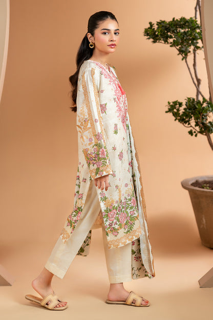 Embroidered Kurta Dupatta - 2773