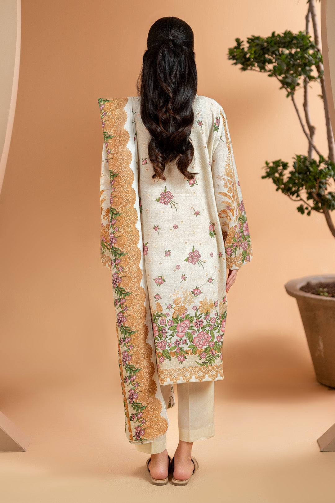 Embroidered Kurta Dupatta - 2773