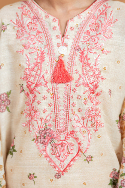 Embroidered Kurta Dupatta - 2773