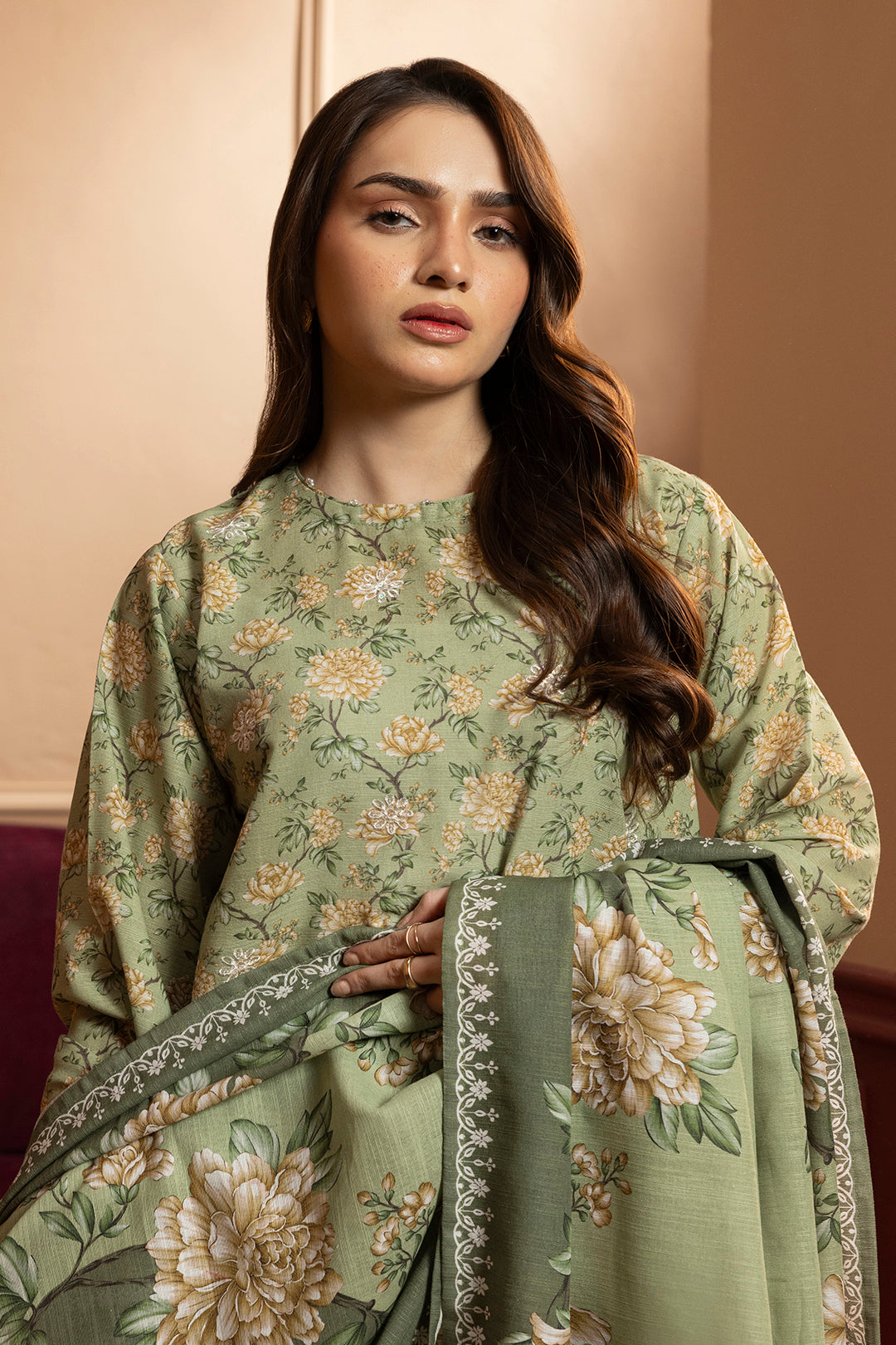 Embroidered Kurta Dupatta - 2775