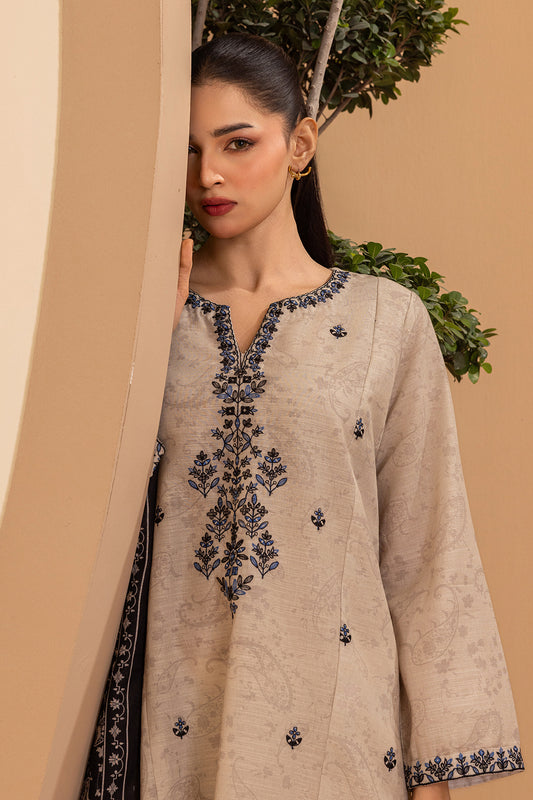 Embroidered Kurta Dupatta - 2828