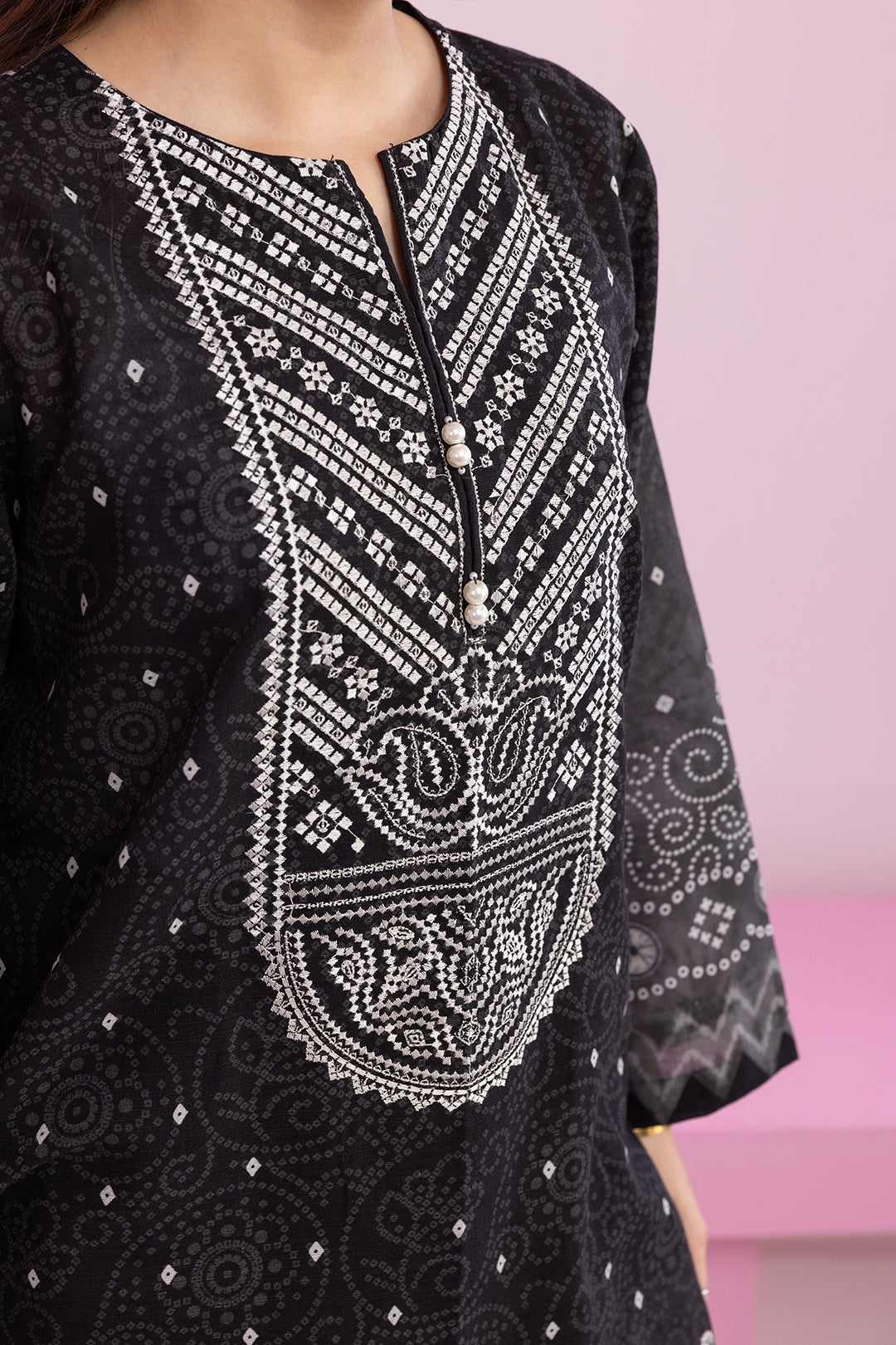 Embroidered Kurta Dupatta - 2861