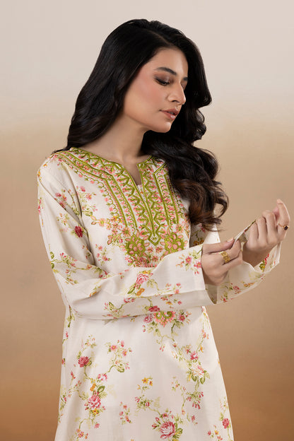 Embroidered Kurta Trouser - 2892