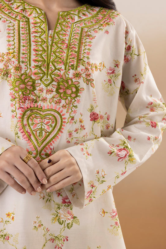 Embroidered Kurta Trouser - 2892