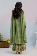 Embroidered Kurta Dupatta Trouser - 2522
