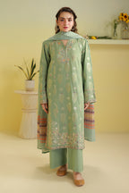Embroidered Kurta Dupatta Trouser - 2525