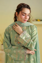 Embroidered Kurta Dupatta Trouser - 2525
