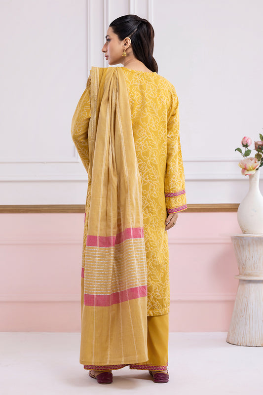 Embroidered Kurta Dupatta Trouser - 2527