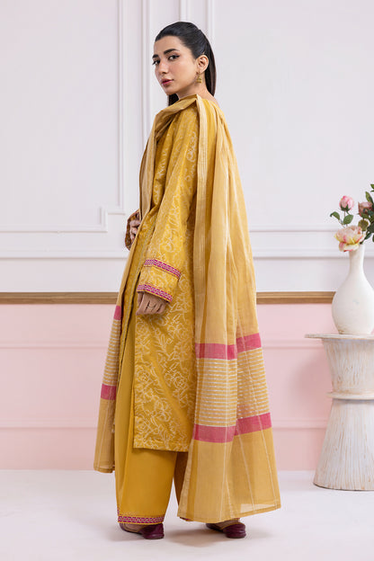 Embroidered Kurta Dupatta Trouser - 2527