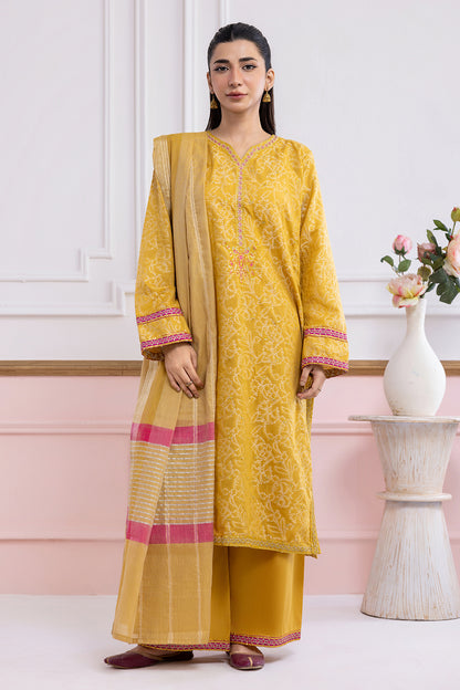Embroidered Kurta Dupatta Trouser - 2527
