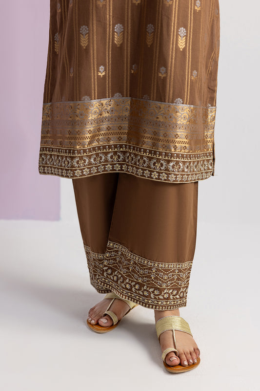 Embroidered Kurta Dupatta Trouser - 2530